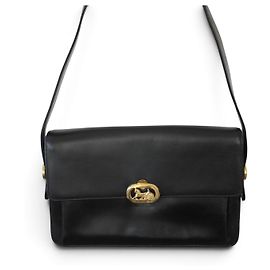 Sac Céline Carriage en cuir noir Noir