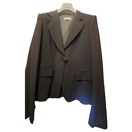 Marella Schwarze Jacke aus Triacetat und Polyester Schwarz