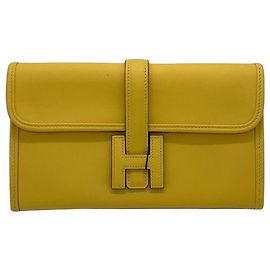 Hermès Hermes Jige Handtasche Gelb