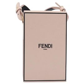 Fendi Logo Vertical Box Leather Rose
