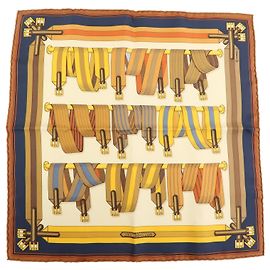 Hermès Carré 42 Silk Scarf Multicolour Multiple colors