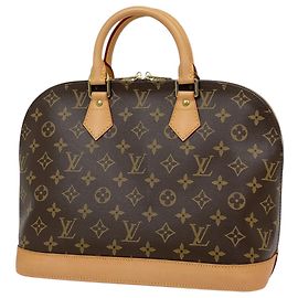 Louis Vuitton Alma Handbag Brown