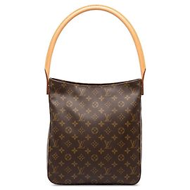 Bolsa de Ombro Louis Vuitton Monogram Looping GM Marrom