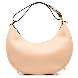 mala de mão pequena Fendi Graphy Rosa Bege