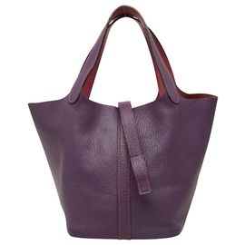 Hermès Hermes Picotin PM Eclat Handbag Purple Fuschia