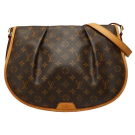Borsa a tracolla Louis Vuitton Monogram Menilmontant MM Marrone
