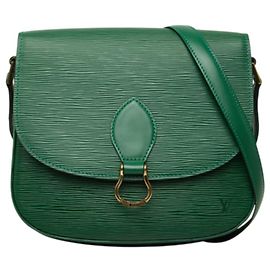 Borsa a tracolla Louis Vuitton Epi Mini Saint Cloud - Pelle Borneo Green Altro