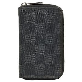 Cartera bi-fold Louis Vuitton Damier Graphite Negro