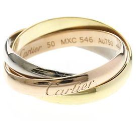 Cartier Trinity Or Tricolore 18K Medium Doré