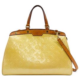 Louis Vuitton Brea Monogram Vernis MM Marrone