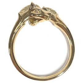 Hermès Hermes Vintage Gold Metal Bangle Golden