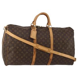 Louis Vuitton Keepall Bandouliere Monogram Canvas 60 Marron