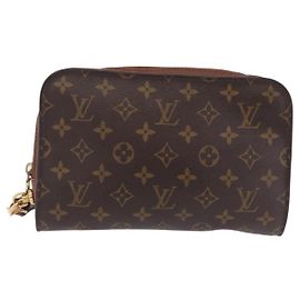 Louis Vuitton Pochette Orsay Monogram Canvas Castaño