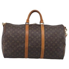 Louis Vuitton Keepall Bandouliere Monogram Canvas 50 Brown