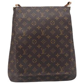 Louis Vuitton Musette Monogram Canvas GM Castaño