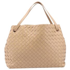 Bottega Veneta Garda Intrecciato Nappa Medium Beige