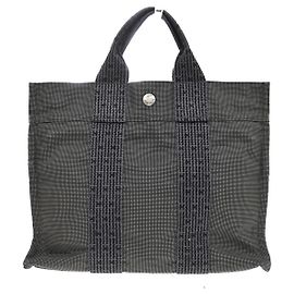 Hermès Hermes Herline Canvas Castaño