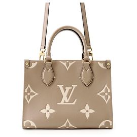 Louis Vuitton Monogram Empreinte OnTheGo PM Handbag Grey