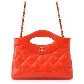 Sac à main Chanel Matelassé Coco Mark 31 Mini Corail
