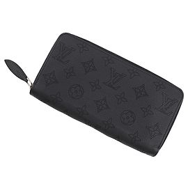 Portafoglio bi-fold Louis Vuitton Mahina Nero