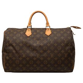 Louis Vuitton Monogram Speedy 40 Boston Tasche Braun Braun