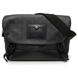 Sac bandoulière Louis Vuitton Monogram Eclipse Voyager PM Noir Noir