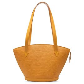 Bolso de hombro Louis Vuitton Epi Saint Jacques PM amarillo con correa larga Amarillo