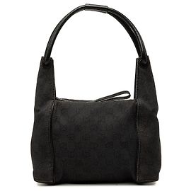 Borsa a mano Gucci GG Denim nera Nero