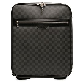 Black Louis Vuitton Damier Graphite Pegase 45 Travel Bag Black
