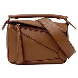 Bolsa Loewe Puzzle Mini Marrom