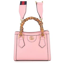 Sac cabas Gucci Diana Mini en cuir rose Rose