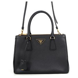 Borsa Prada Saffiano Galleria Nero