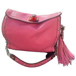Bolso de mano Lanvin de cuero rosa Rosa