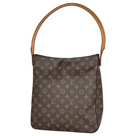 Bolsa de Ombro Louis Vuitton Looping GM Marrom