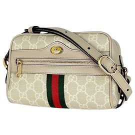 Borsa a tracolla Gucci Ophidia Web Beige