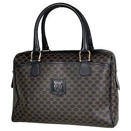 Céline Celine Macadam Handtasche Schwarz