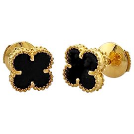Boucles d'oreilles Sweet Alhambra Van Cleef & Arpels Doré