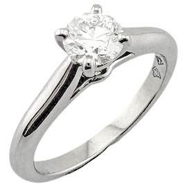 Cartier Solitaire Platinum Diamond Ring Other