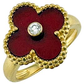 Anillo Vintage Alhambra Van Cleef & Arpels Dorado