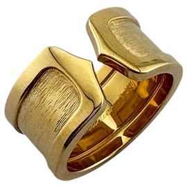 Anello Cartier 2C in Oro Giallo 18K D'oro