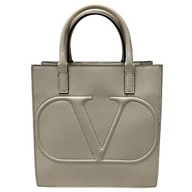 Saco Tote Valentino Walk V Logo Signature Cru
