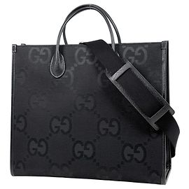 Gucci Jumbo GG Tote Bag Black