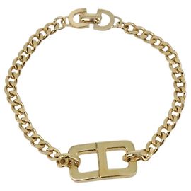 Christian Dior CD Logo Metal D'oro