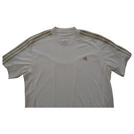 T-shirt Adidas blanc ClimaCool manches courtes Blanc