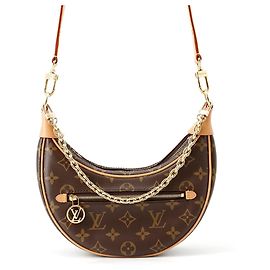 Louis Vuitton Monogram Loop Schultertasche Beige