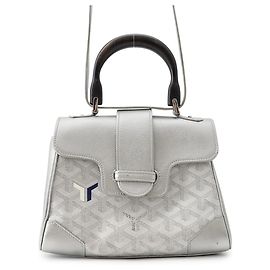 Borsa Goyard Saigon Mini Souple Wood Argento