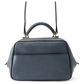 Sac à main Valextra Charcoal Gray Gris anthracite