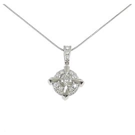Autre Marque Collar de diamantes Pt900 Pt850 Plata