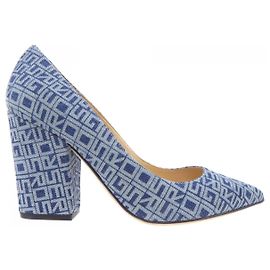 Autre Marque Escarpins Sergio Rossi A85322 Bleu