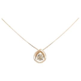 Autre Marque Collar de diamantes Au750 Rosa